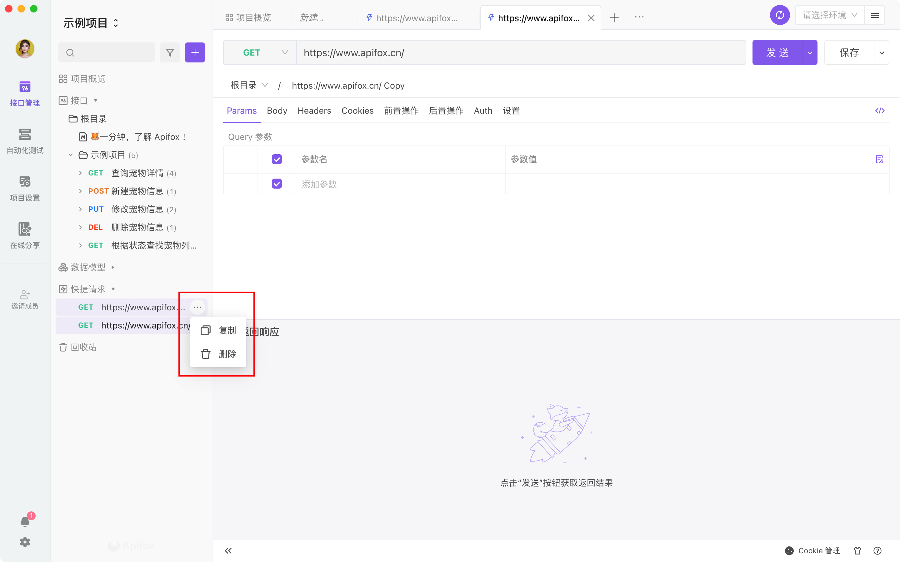 HTTP 接口 | Apifox 帮助文档