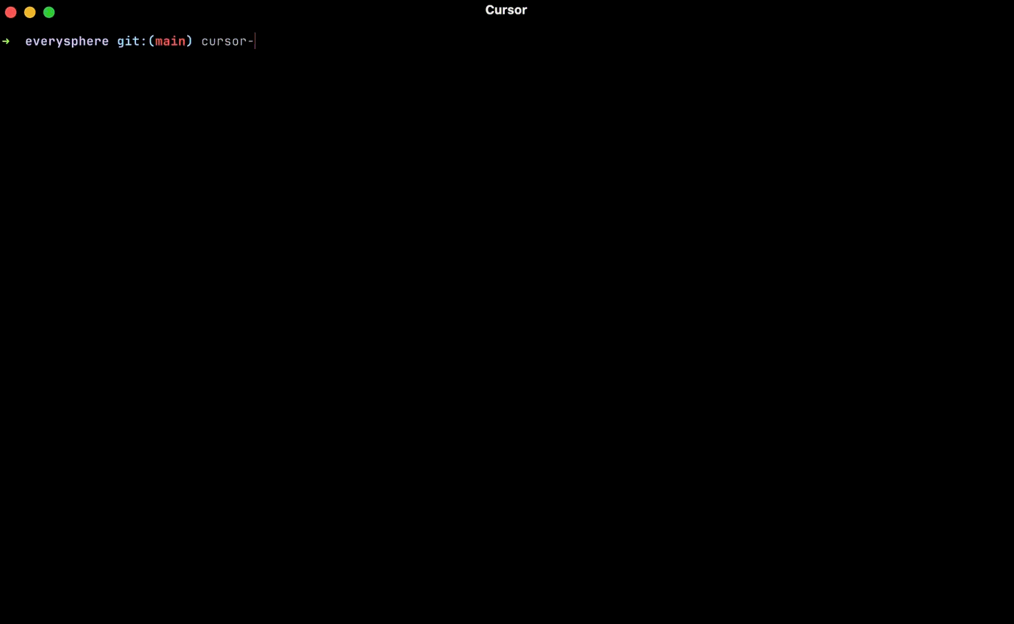 Cursor CLI 与 GPT-5 的集成